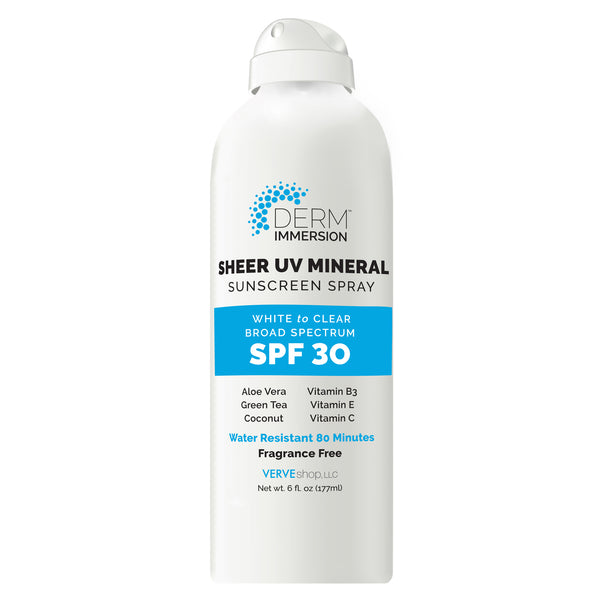 DERMIMMERSION Sheer UV Mineral Sunscreen Spray SPF 30