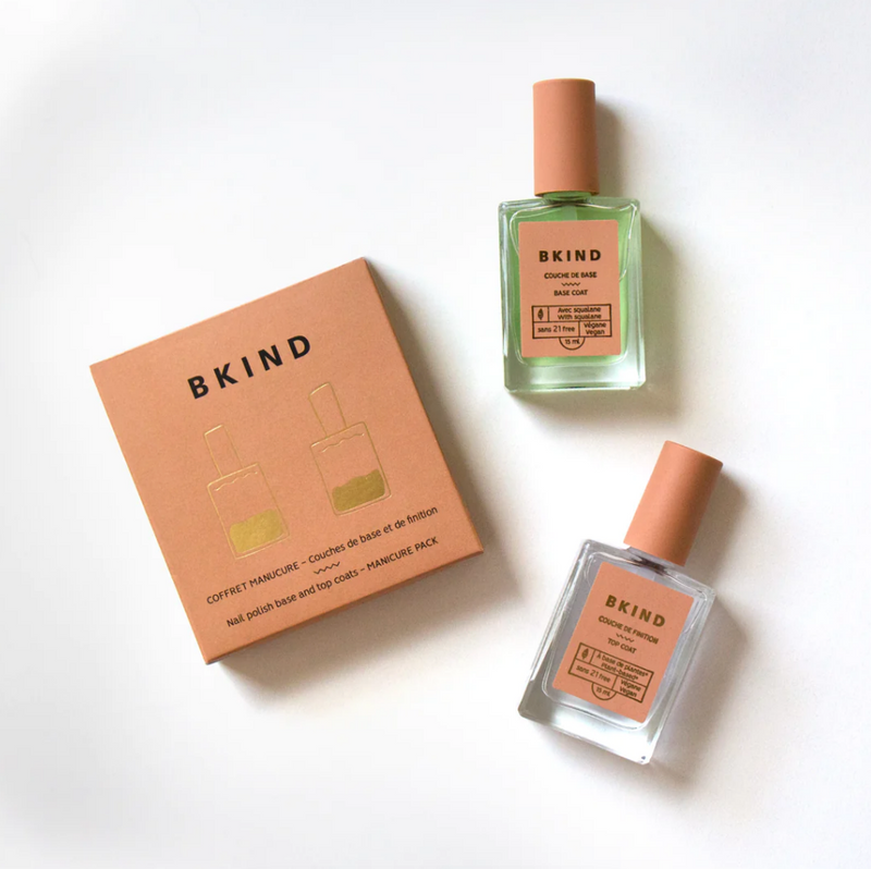 Top Coat & Bottom Coat Manicure Pack BKIND