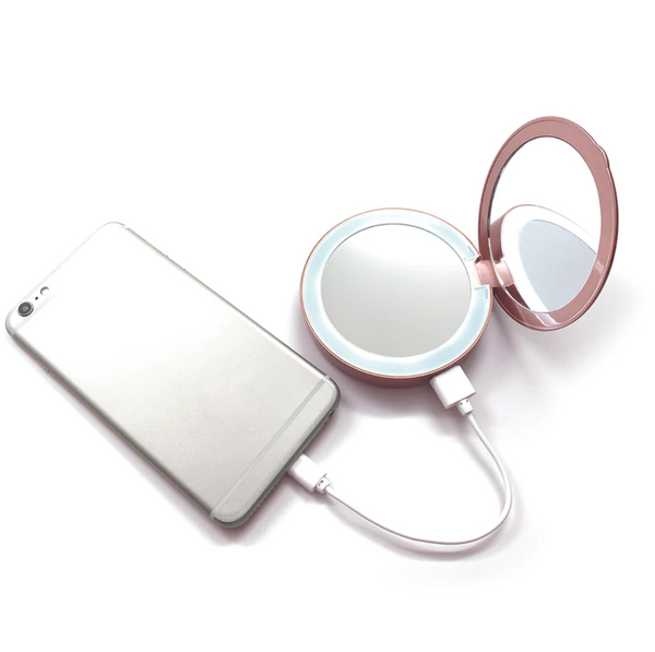 Glow Up: LED Mirror and Auxiliary Battery All-in-One for iPhone