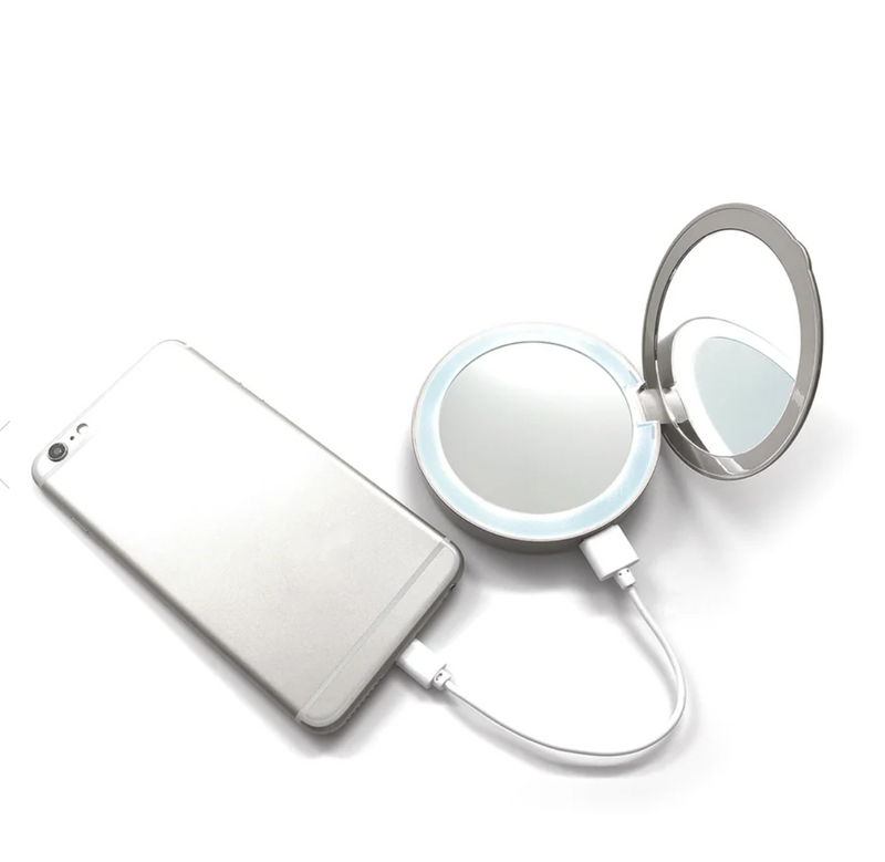 Glow Up: LED Mirror and Auxiliary Battery All-in-One for iPhone